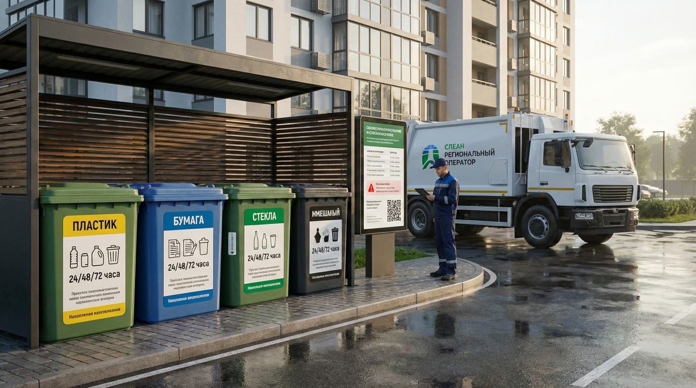 Вывоз мусора в 2026: как соблюдать новые сроки накопления ТКО