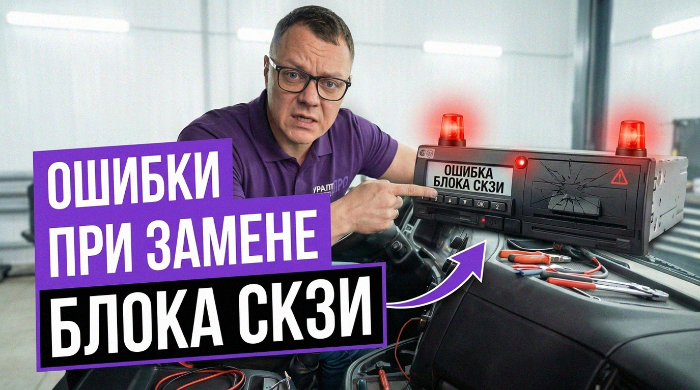 Блок СКЗИ тахографа: сроки, правила замены и пошаговое оформление карты