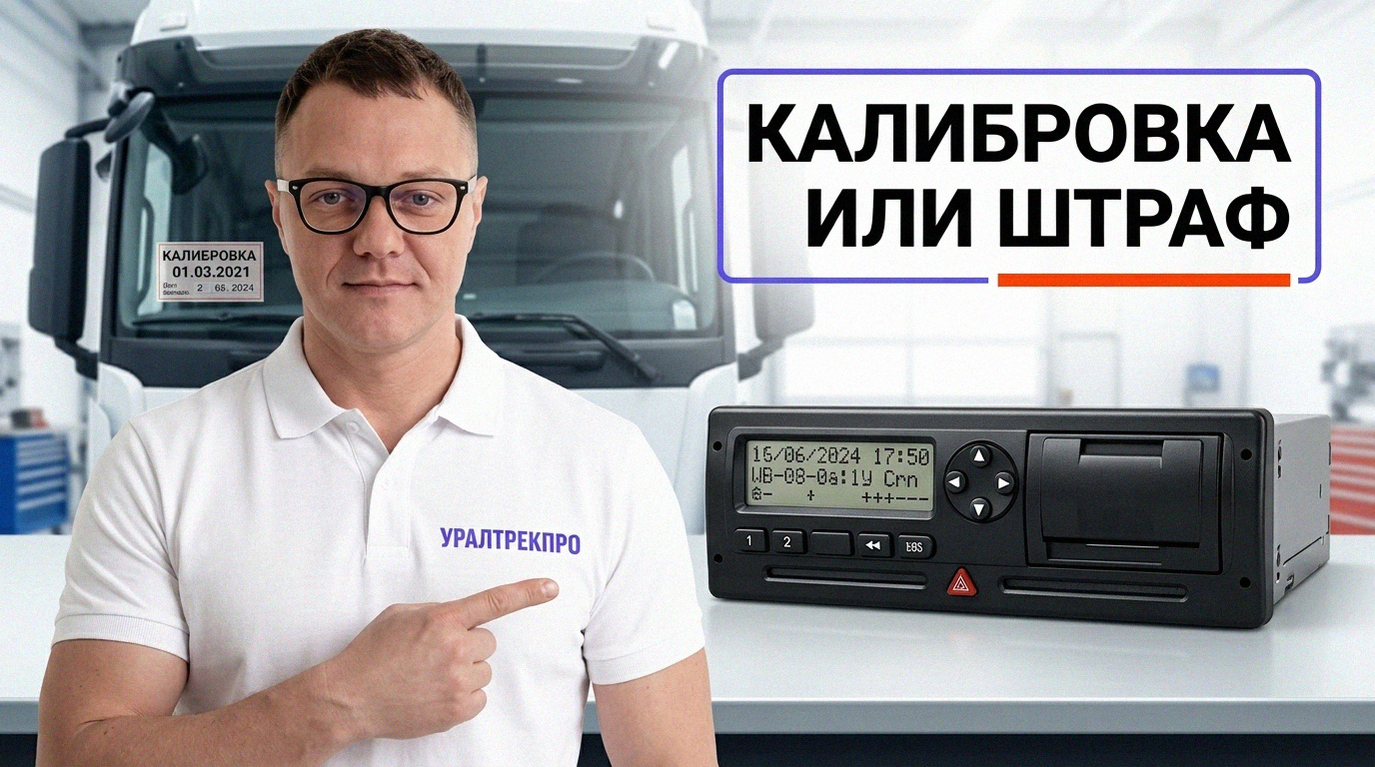 Процесс повторной калибровки тахографа в сервисном центре