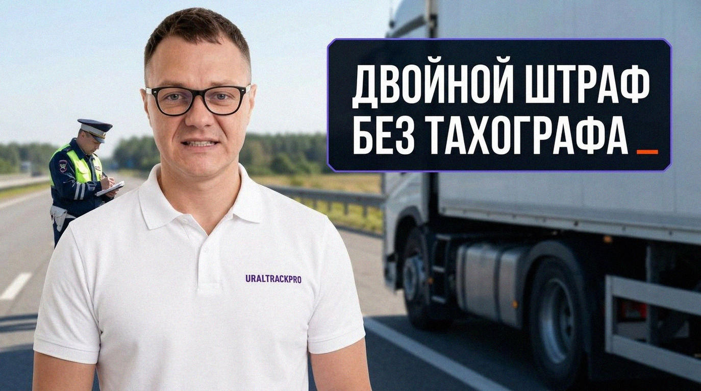 Информация о штрафах за управление транспортом без тахографа для водителей и должностных лиц.