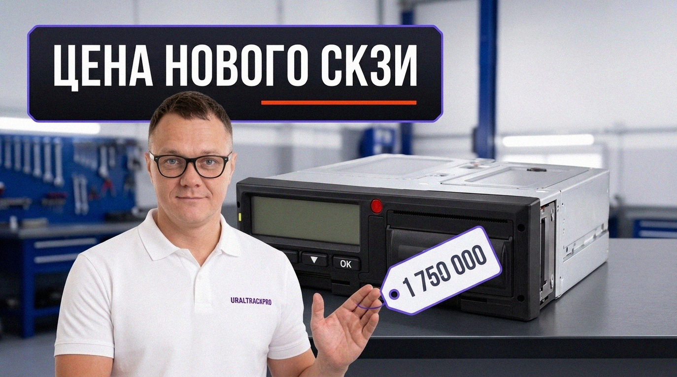 Новый блок СКЗИ для тахографа с информацией об актуальной стоимости