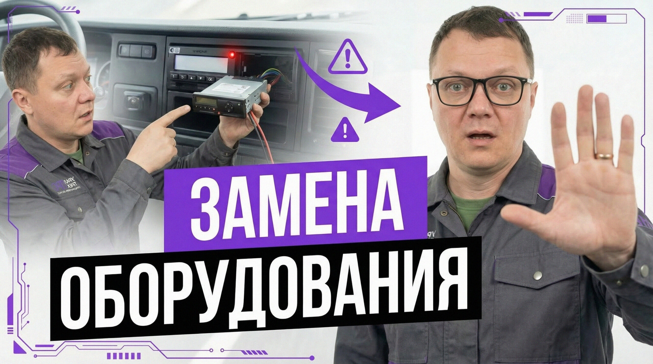 Инструкция по замене блока СКЗИ тахографа без простоя грузового транспорта