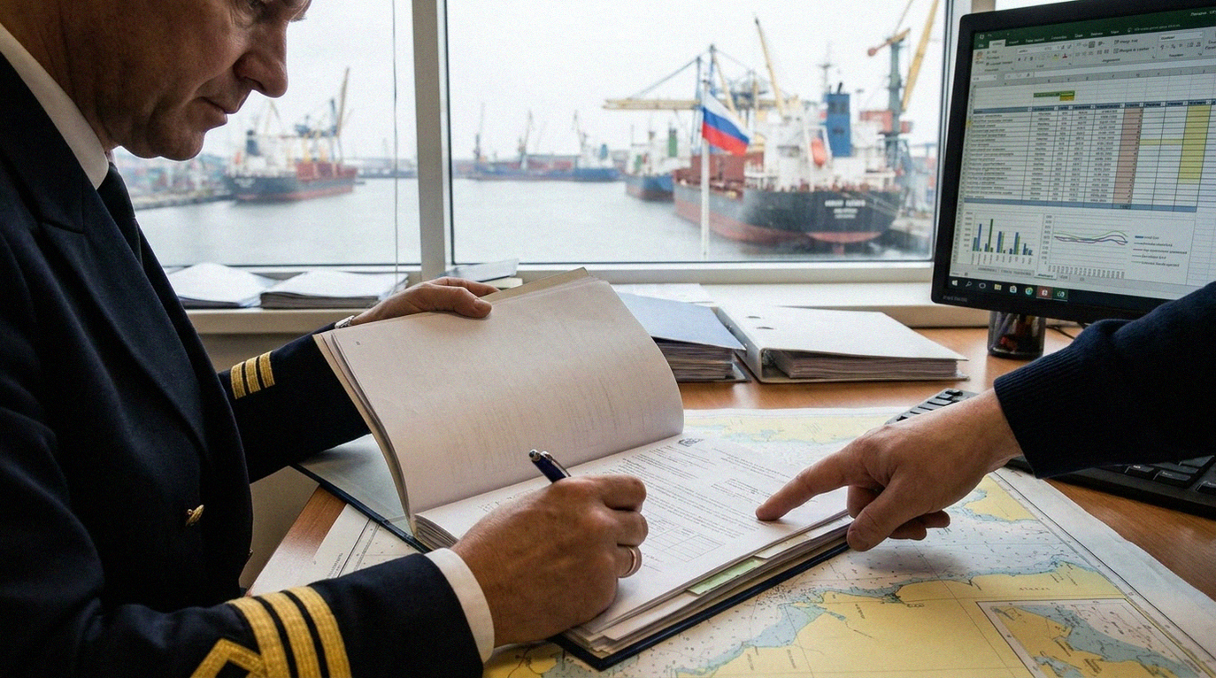 Торговые суда под флагом России и конкуренция за капитанов флота