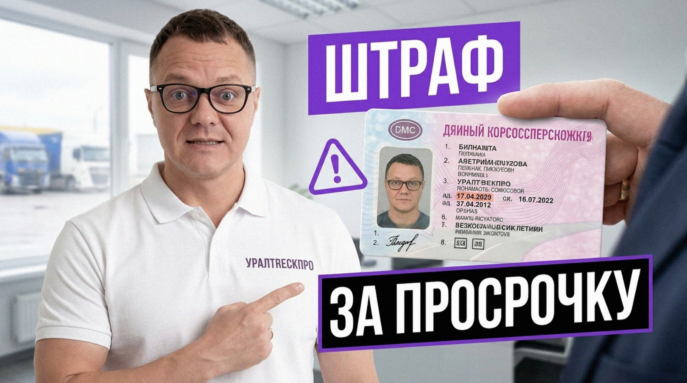 Просроченная карта водителя для тахографа