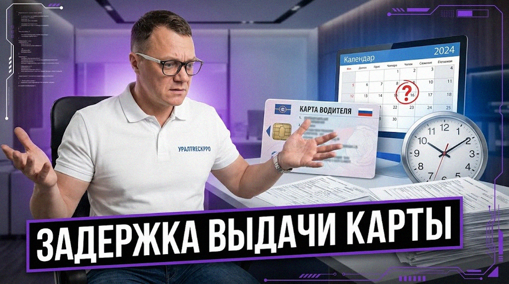 Причины увеличения сроков изготовления карты водителя для тахографа