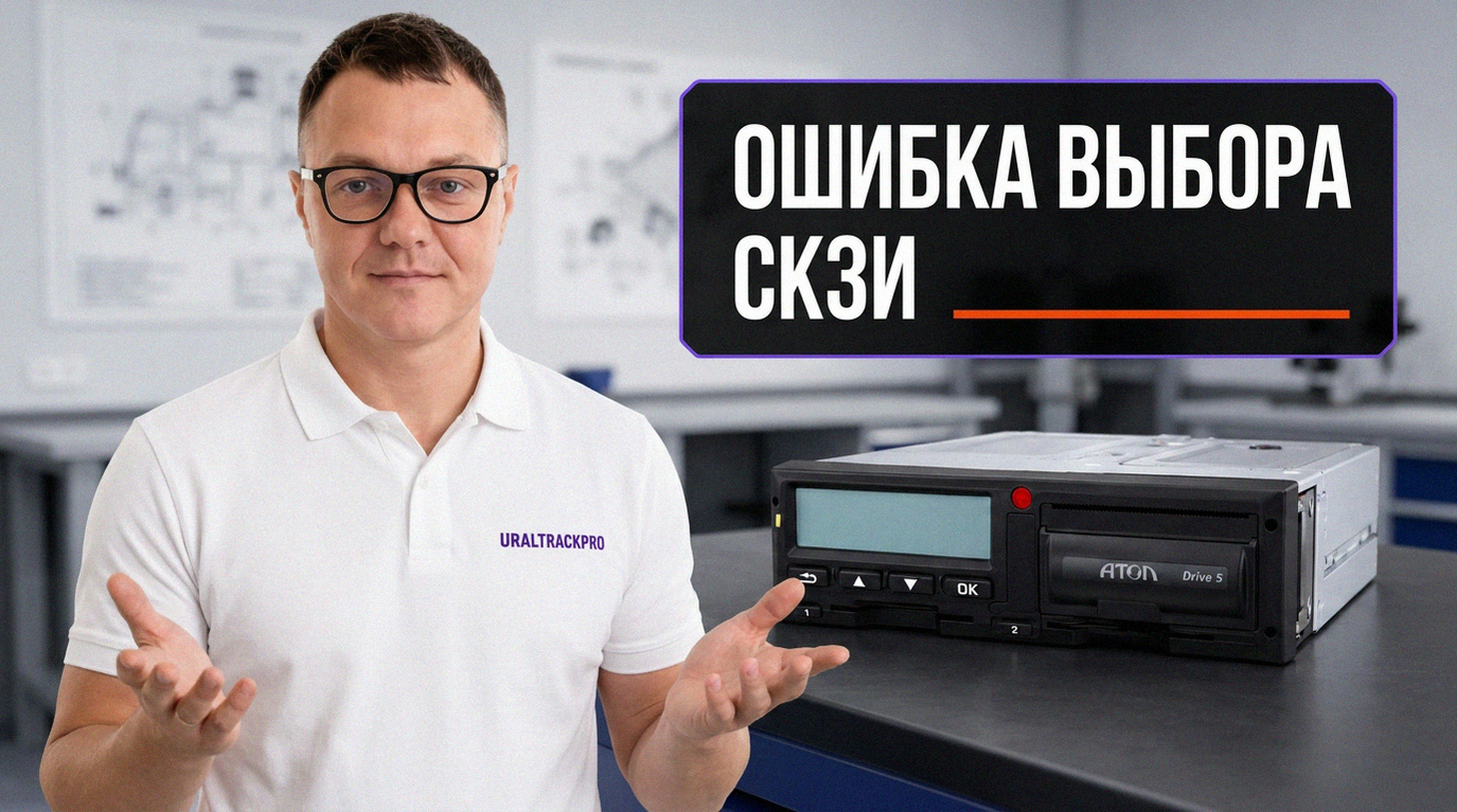 Блок СКЗИ тахографа крупным планом для статьи о разнице между его версиями.