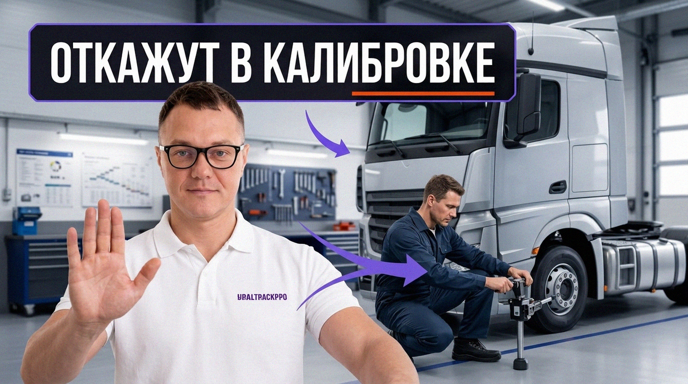 Процесс подготовки грузового автомобиля к процедуре калибровки тахографа