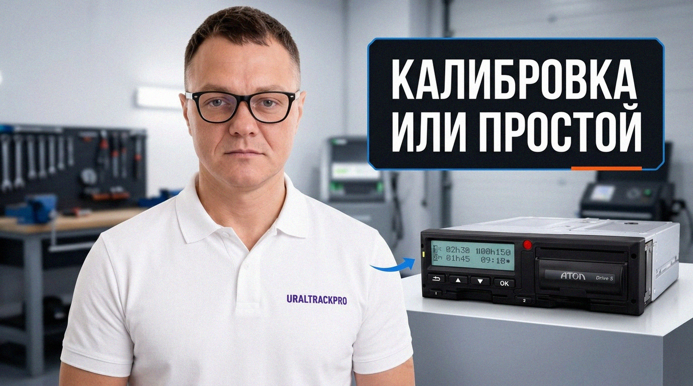 Калибровка и обслуживание тахографа специалистом сервисного центра
