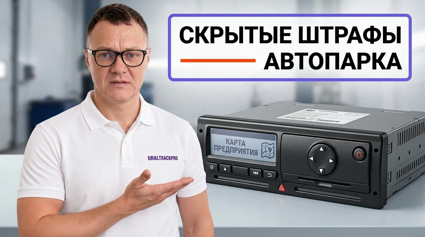 Процесс организации контроля тахографов в автопарке предприятия