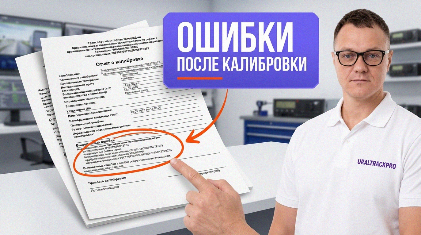 Проверка корректной работы тахографа после завершения процесса калибровки в сервисном центре.
