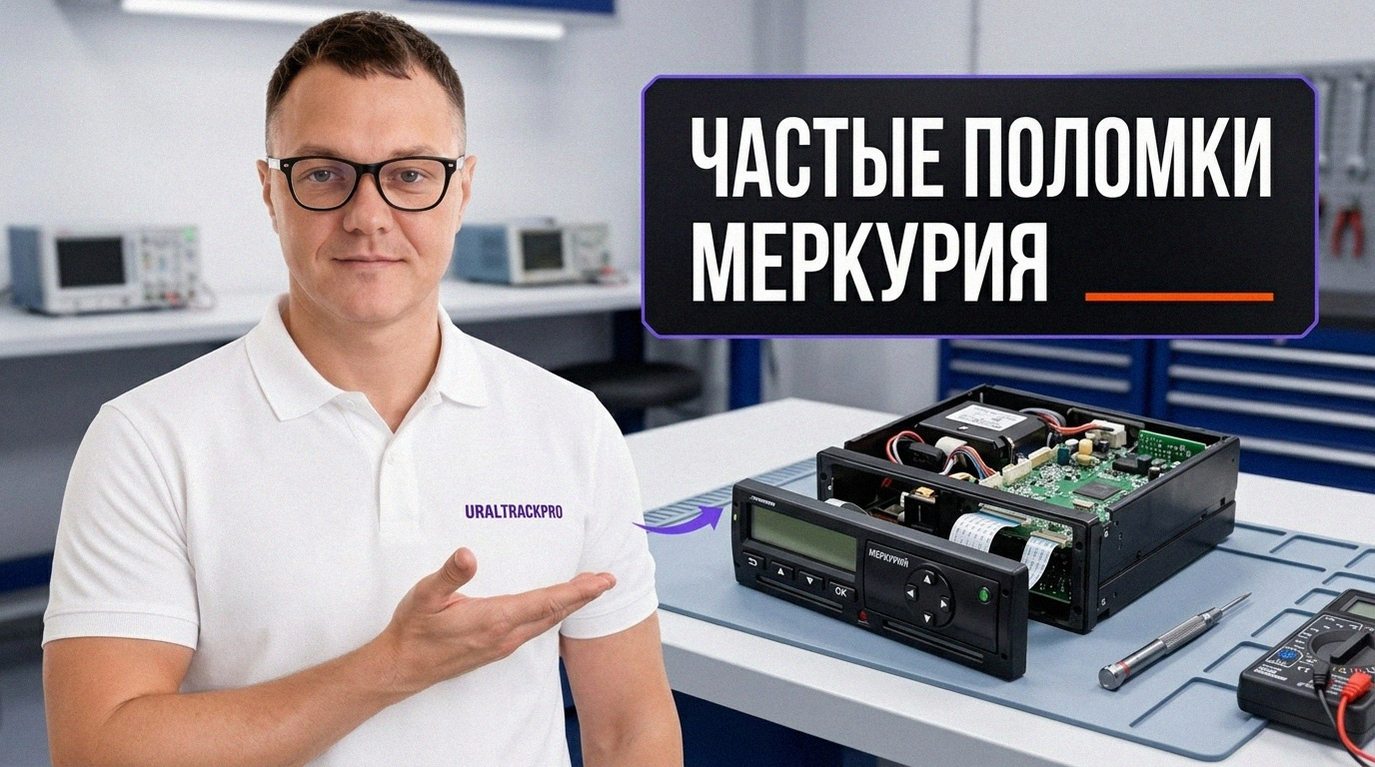 Диагностика и ремонт тахографа Меркурий в сервисном центре
