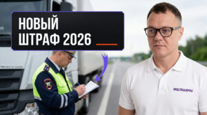Тахограф в грузовом автомобиле и тема штрафа за его отсутствие в 2026 году