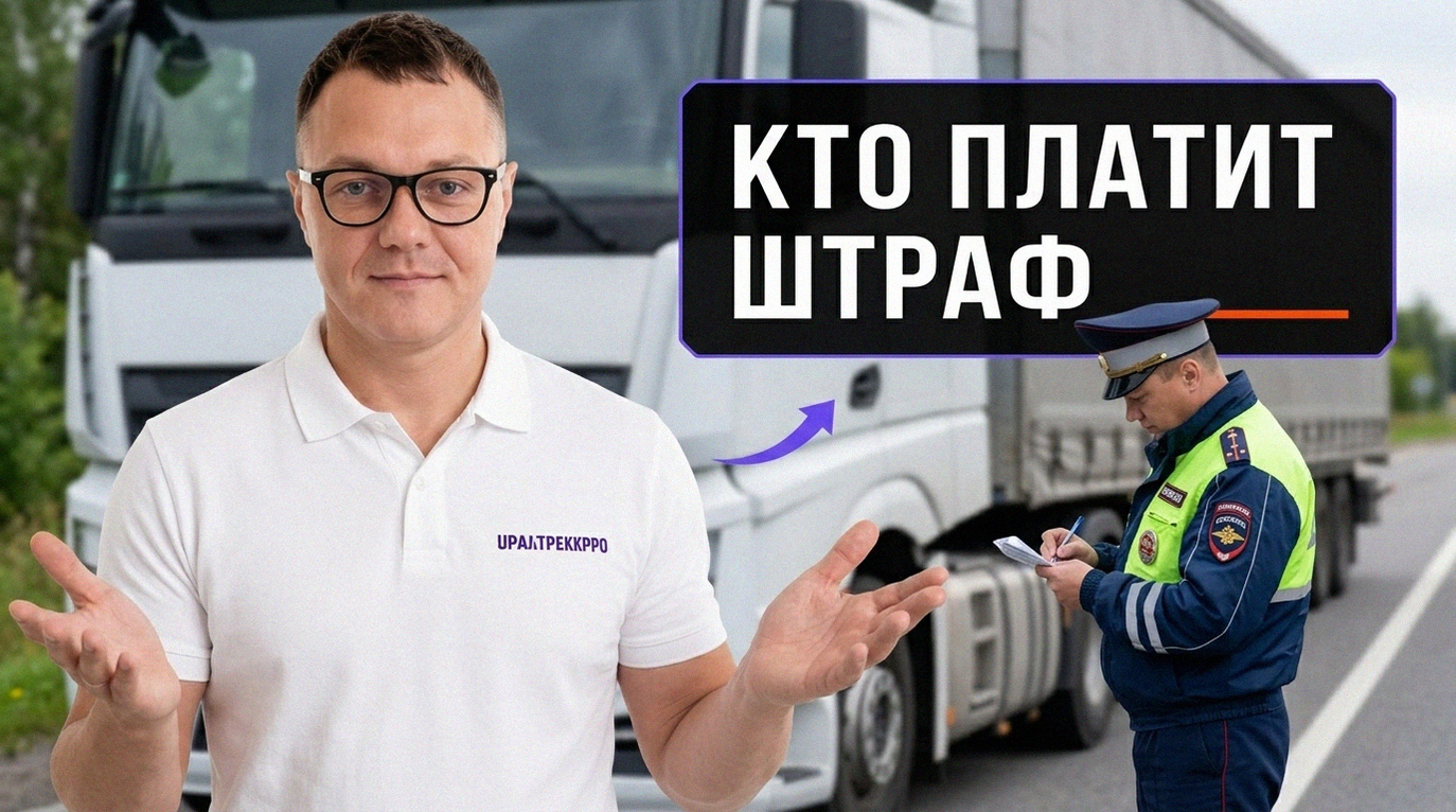 Информация о распределении штрафов за нарушения работы тахографа между водителем и ИП.