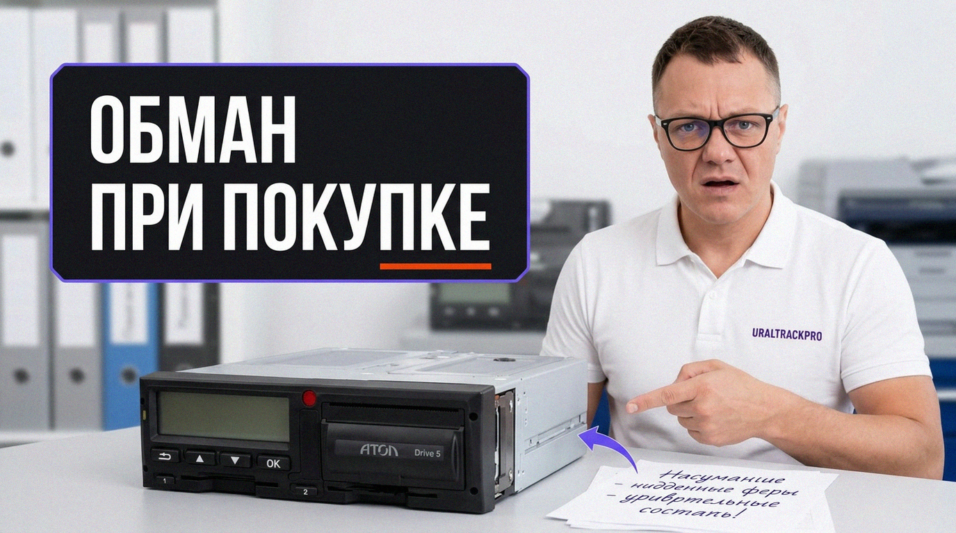 Тахограф в кабине грузовика, информация о стоимости и установке оборудования