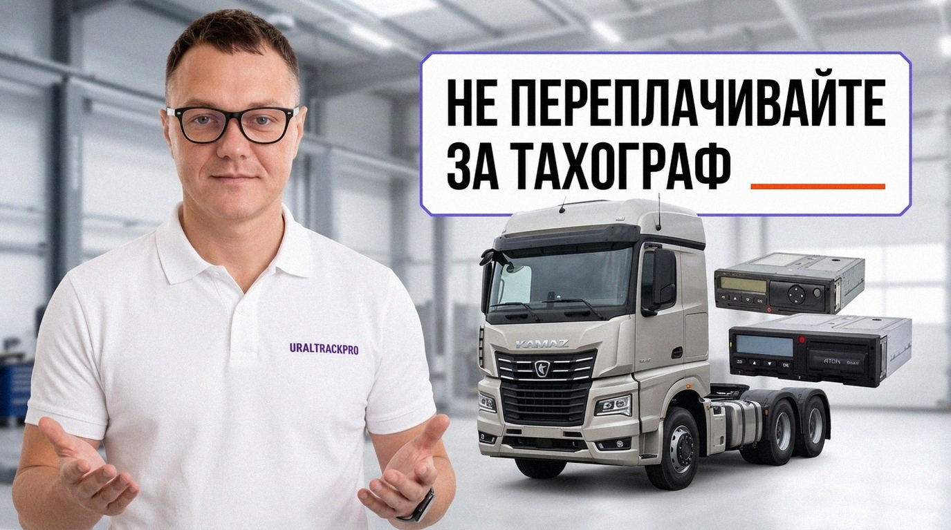 Тахограф в кабине КАМАЗ, процесс выбора устройства и факторы, влияющие на цену